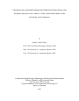 Exploring Relationships among Self-Perceived Irrational and Rational Beliefs, Goal Orientations, and Human Behaviors in School Professionals