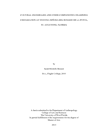 CULTURAL CROSSROADS AND OTHER COMPLEXITIES