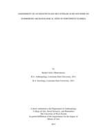 ASSESSMENT OF AN EDGETECH 6205 MULTI PHASE ECHO SOUNDER ON SUBMERGED ARCHAEOLOGICAL SITES IN NORTHWEST FLORIDA