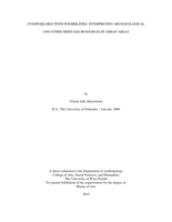 Overwhelmed with Possibilities: A model for urban heritage tourism development