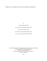 Spirituality in Higher Education