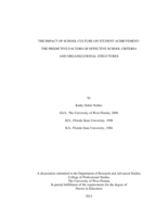 The Impact of School Culture on Student Achievement
