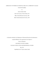 Andragogy of Workplace Essential Skills in a Community College in South Florida
