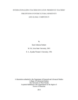 Internationalizing Teacher Education