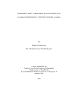 FROM JAKE'S POINT TO BAY POINT