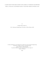 Rapid structure from motion (SFM) based 3-D modeling framework using a team of autonomous small unmanned aerial systems (sUAS)