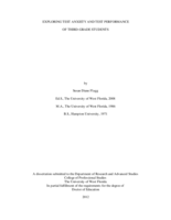 Exploring Test Anxiety and Test Performance of Third-grade Students