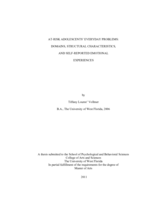 AT-RISK ADOLESCENTS' EVERYDAY PROBLEMS