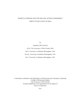 Marietta Johnson and the Organic School Experiment
