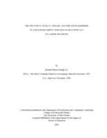 The Influence of Race, Gender, and Perceived Barriers of Law Enforcement Officers on Self-efficacy of Career Decisions