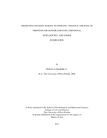 PREDICTING DECISION-MAKING IN DOMESTIC VIOLENCE
