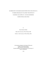 Mathematics Standards-based Instruction