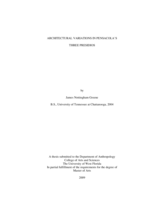 ARCHITECTURAL VARIATIONS IN PENSACOLA'S THREE PRESIDIOS