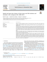 Spatial and space-time clusters of brain tumor and CNS incidence and mortality in the contiguous USA: 2000-2014