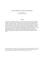 The Luna expedition: An overview from the documents