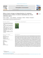 Effects of excess nitrogen on biogeochemistry of a temperate hardwood forest: Evidence of nutrient redistribution by a forest understory species
