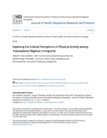Exploring the cultural perceptions of physical activity among transnational Nigerian immigrants