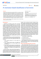A motivation based classification of terrorism
