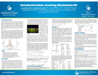 Solvatochromism involving Rhodamine-6G