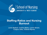 Staffing-ratios and nursing burnout