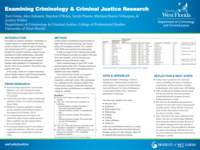Examining criminology & criminal justice research