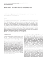 Prediction of microdrill breakage using rough sets