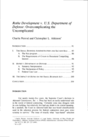 Rothe Development v. U.S. Department of Defense: Overcomplicating the Uncomplicated