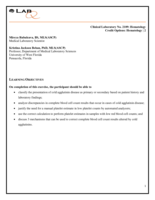 Clinical Laboratory No. 2109: Hematology