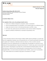 Clinical Laboratory No. 1506: Molecular Diagnostics