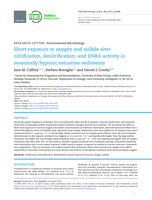 Short exposure to oxygen and sulfide alter nitrification, denitrification, and DNRA activity in seasonally hypoxic estuarine sediments