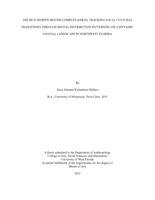 The Butcherpen Mound Complex (8sr29): Tracking Local Cultural Transitions Through Spatial Distribution Patterning on a Dynamic Coastal Landscape in Northwest Florida