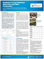 Synthesis of aryl sulfonlum salts from aryl nitro compounds