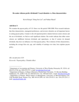 Do senior citizens prefer dividends? Local clienteles vs. firm characteristics