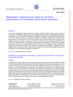 Radioterapia e hipertermia por medio de circulación extracorpórea en el tratamiento de sarcomas avanzados