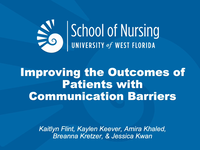 Improving the Outcomes of Patients with Communication Barriers