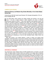 Historical Slavery and Modern-Day Stroke Mortality in the United States Stroke Belt