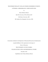 The Intersectionality of Black Women Engineering Students Attending a Predominantly White Institution