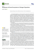 Responses of Forest Ecosystems to Nitrogen Deposition