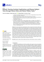 Robotic Nursing Assistant Applications and Human Subject Tests through Patient Sitter and Patient Walker Tasks