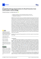 Graph-Based Image Segmentation for Road Extraction from Post-Disaster Aerial Footage