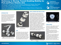 Stationary to Moving:  Toward Enabling Mobility for Pick-and-Place Robotic Arm