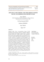 Applying Game Theory and Time Series in Smith Travel Accommodation Report (STAR)