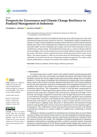 Prospects for Governance and Climate Change Resilience in Peatland Management in Indonesia
