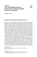 The “Sustainability Doctrine” in Donor-Driven Maternal Health Programs in Tanzania - Chapter 5