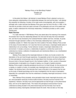 Merleau-Ponty and the Mind-Body Problem
