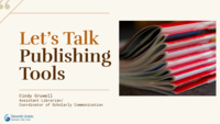 Let's Talk Publishing Tools: #2