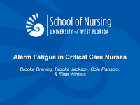 Alarm Fatigue in Critical Care Nurses