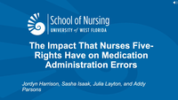 The Impact That Nurses Five-Rights Have on Medication Administration Errors