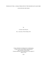 From Olive This: A Characterization of the Spanish Olive Jar in Mid-16th Century New Spain