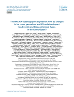 The MALINA oceanographic expedition: How do changes in ice cover, permafrost and UV radiation impact biodiversity and biogeochemical fluxes in the Arctic Ocean?